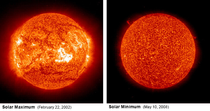 Ultraviolet light shows that activity on the sun’s surface changes 