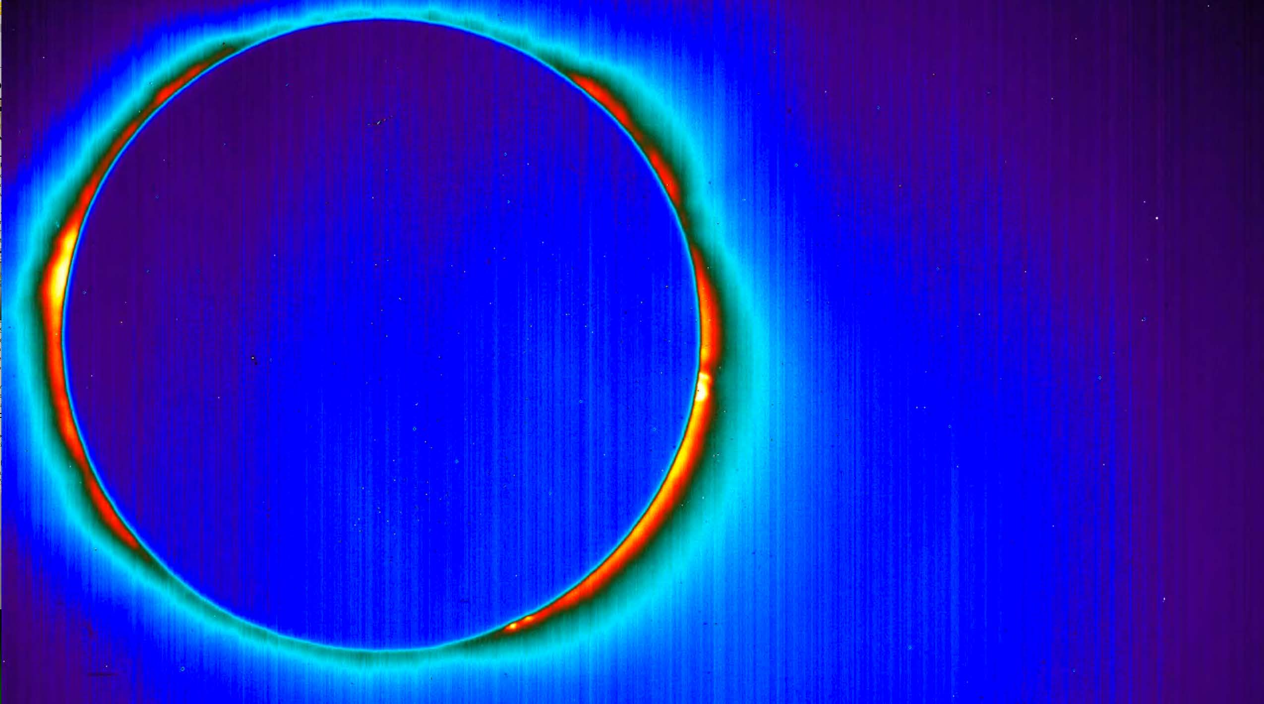 The first infrared image of the entire solar corona