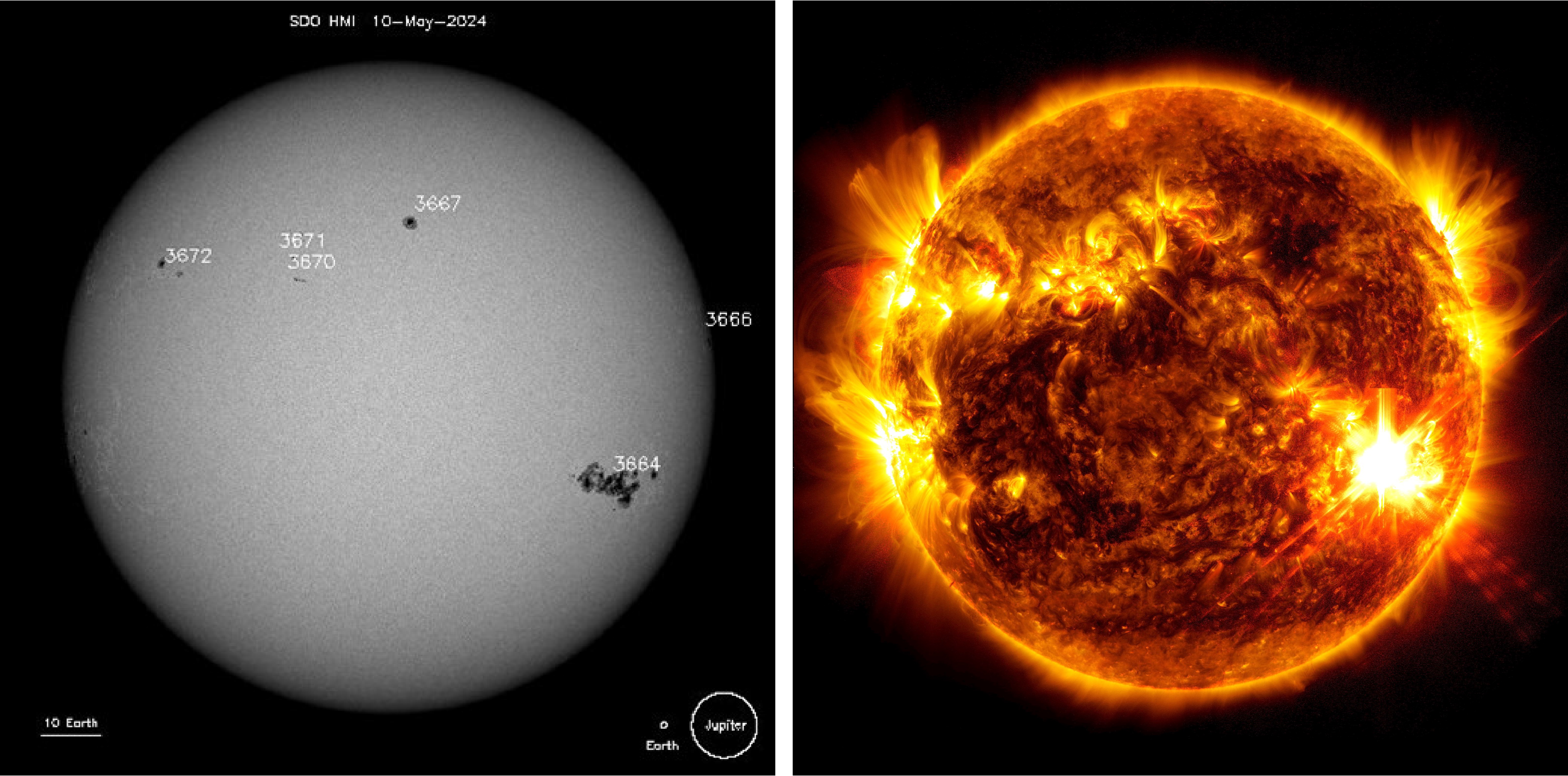 Sunspots and solar flares