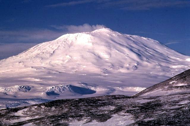 Mount Erebus is the highest active volcano in Antarctica